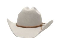 Wool Felt Cowboy Hats With Braided Leather Band COW7143D1_Beige