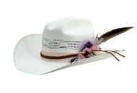 Western Cowboy Hats W/Trim Band & Flower COW7199D-3
