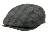 Herringbone Tweed Plaid Wool Ivy Caps IV7023