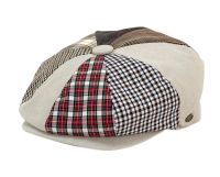 Multi Patch Work Cotton Newsboy Cap NSB7189-PATCH3
